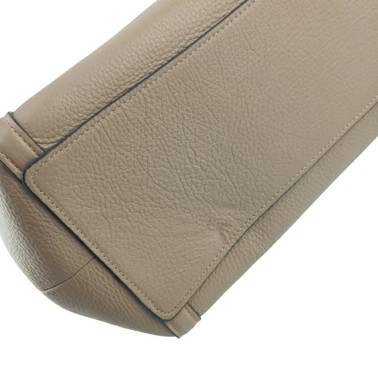 COACH コーチ ハンドバッグ クリスティ ショルダー バッグ C6231 ベージュ系 レザー レディース シルバー金具 超美品