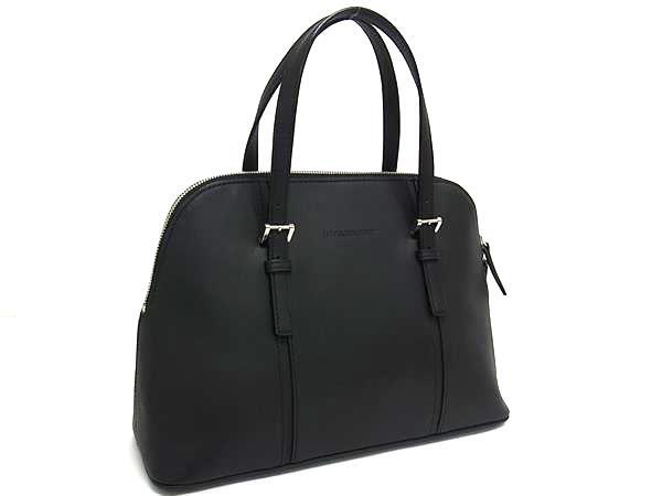 BURBERRY バーバリー バッグ ハンドバッグ - ブラック レザー レディース シルバー金具 美品