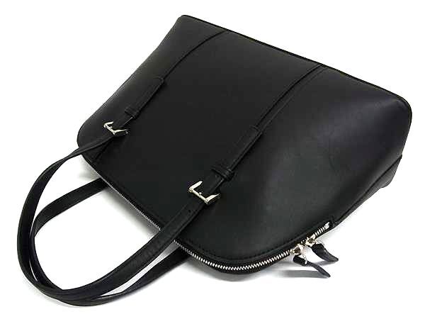 BURBERRY バーバリー バッグ ハンドバッグ - ブラック レザー レディース シルバー金具 美品