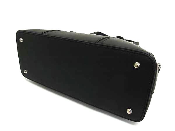 BURBERRY バーバリー バッグ ハンドバッグ - ブラック レザー レディース シルバー金具 美品