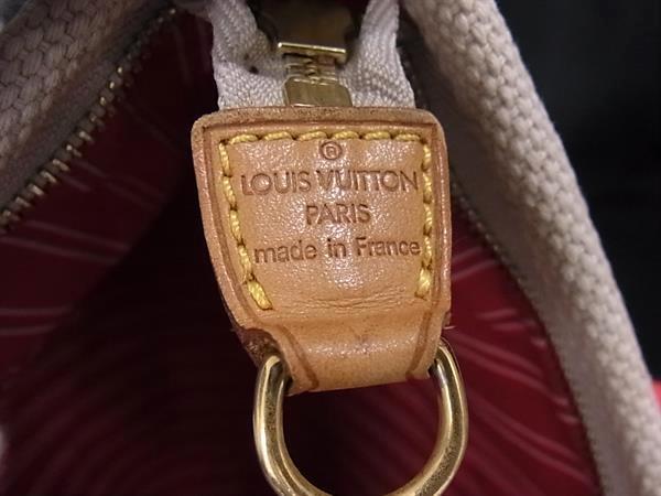 LOUIS VUITTON ルイヴィトン トートバッグ アンティグア カバMM M40035 ベージュ レッド キャンバス レザー レディース ゴールド金具