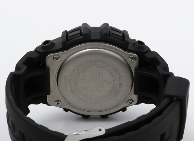 CASIO カシオ 腕時計 Gショック ファイアー・パッケージ 2025年モデル GW 2320FP 1A2JR ブラック×ブルー 樹脂 アルミ ステンレス メンズ ソーラー電波 デジタル 美品