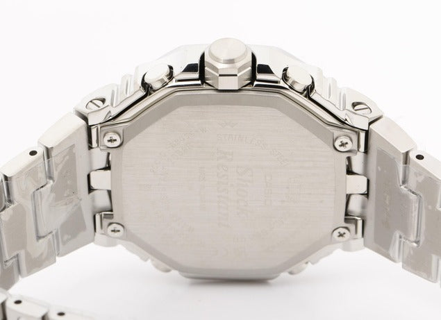 CASIO カシオ 腕時計 Gショック FULL METAL GMC B2100D 1AJF シルバー 黒文字盤 SS メンズ ソーラー アナログ Bluetooth 新品未使用展示品