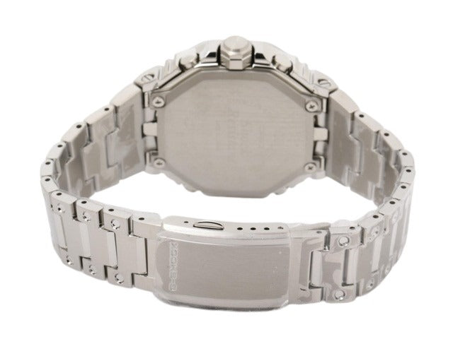 CASIO カシオ 腕時計 Gショック FULL METAL GMC B2100D 1AJF シルバー 黒文字盤 SS メンズ ソーラー アナログ Bluetooth 新品未使用展示品