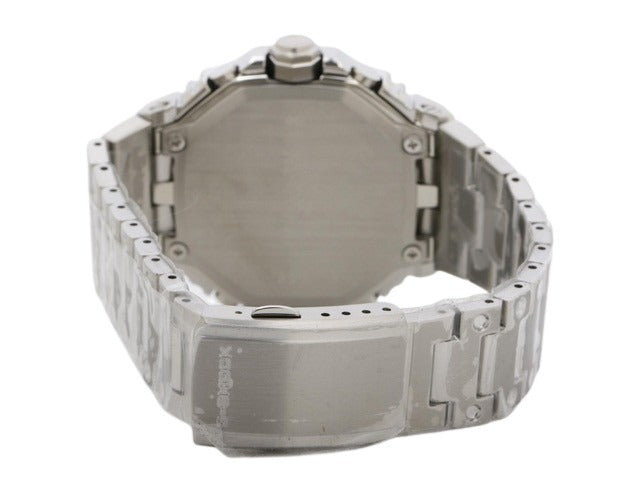 CASIO カシオ 腕時計 Gショック FULL METAL GMC B2100D 1AJF シルバー 黒文字盤 SS メンズ ソーラー アナログ Bluetooth 新品未使用展示品