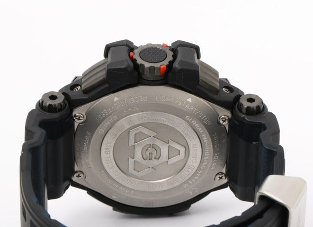 CASIO カシオ 腕時計 Gショック Master of G グラビティマスター スカイコックピット GPW 1000 1AJF ブラック 樹脂 SS カーボンファイバー メンズ GPSハイブリッド 電波ソーラー アナログ 美品