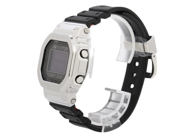 CASIO カシオ 腕時計 Gショック フルメタル GMW B5000 1JF シルバー ステンレス 樹脂バンド メンズ ソーラー電波 デジタル 新古未使用展示品