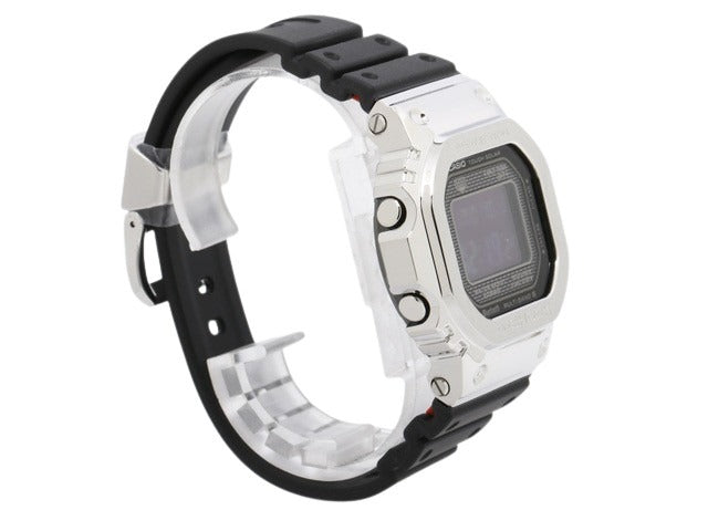 CASIO カシオ 腕時計 Gショック フルメタル GMW B5000 1JF シルバー ステンレス 樹脂バンド メンズ ソーラー電波 デジタル 新古未使用展示品