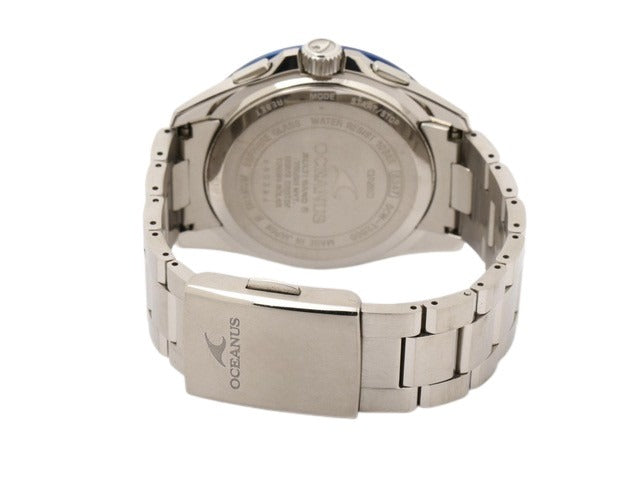 CASIO カシオ 腕時計 オシアナス クラシックライン OCW T2600G 1AJF シルバー 黒文字盤 チタン メンズ ソーラー電波 アナログ