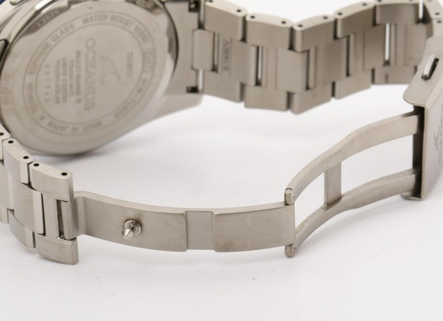 CASIO カシオ 腕時計 オシアナス クラシックライン OCW T2600G 1AJF シルバー 黒文字盤 チタン メンズ ソーラー電波 アナログ