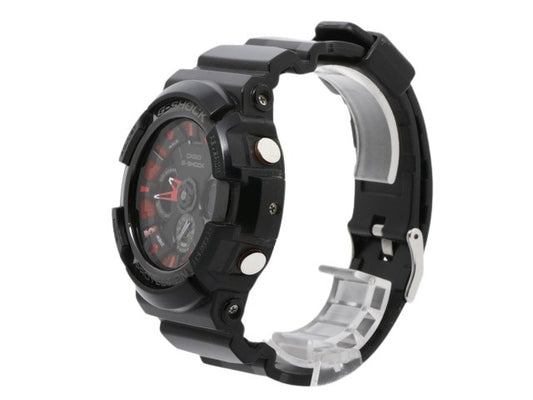 CASIO カシオ 腕時計 Gショック メタリックカラーズ GA 200SH 1AJF ブラック レッド 樹脂 SS メンズ クオーツ アナデジ