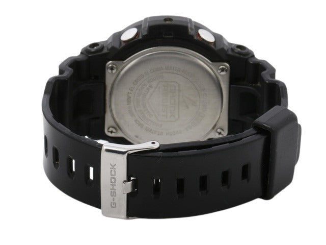 CASIO カシオ 腕時計 Gショック メタリックカラーズ GA 200SH 1AJF ブラック レッド 樹脂 SS メンズ クオーツ アナデジ