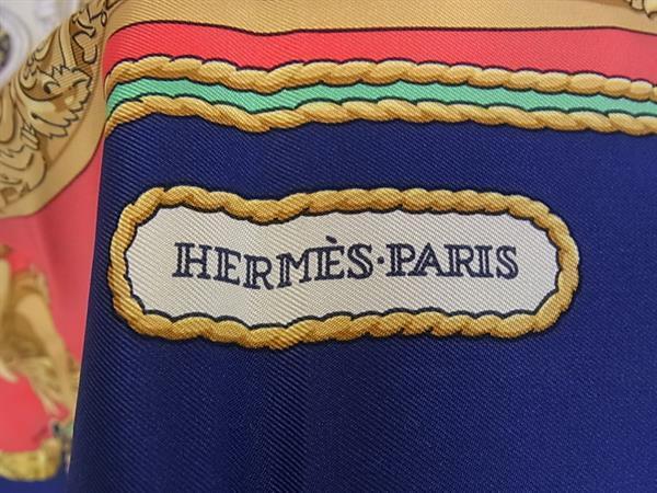 HERMES エルメス スカーフ カレ90 マルチカラー シルク100% レディース HOMMAGE A CHARLES GARNIER シャルルガルニエへの賛辞 新古未使用展示品