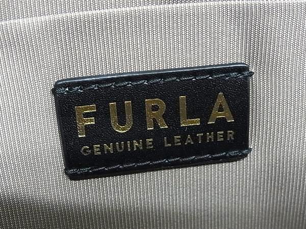 FURLA フルラ ハンドバッグ ダフネ ブラウン レザー レディース 2WAY ゴールド金具 美品