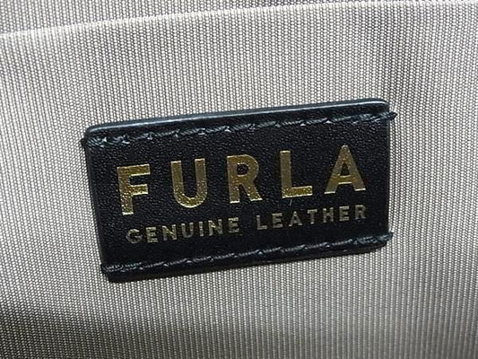 FURLA フルラ ハンドバッグ ダフネ ブラウン レザー レディース 2WAY ゴールド金具 美品