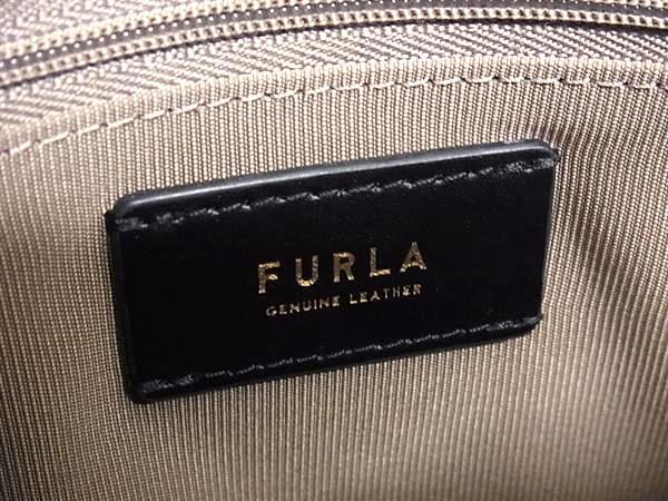 FURLA フルラ ハンドバッグ ミネルヴァ グリーン レザー レディース 2WAY ゴールド金具 超美品