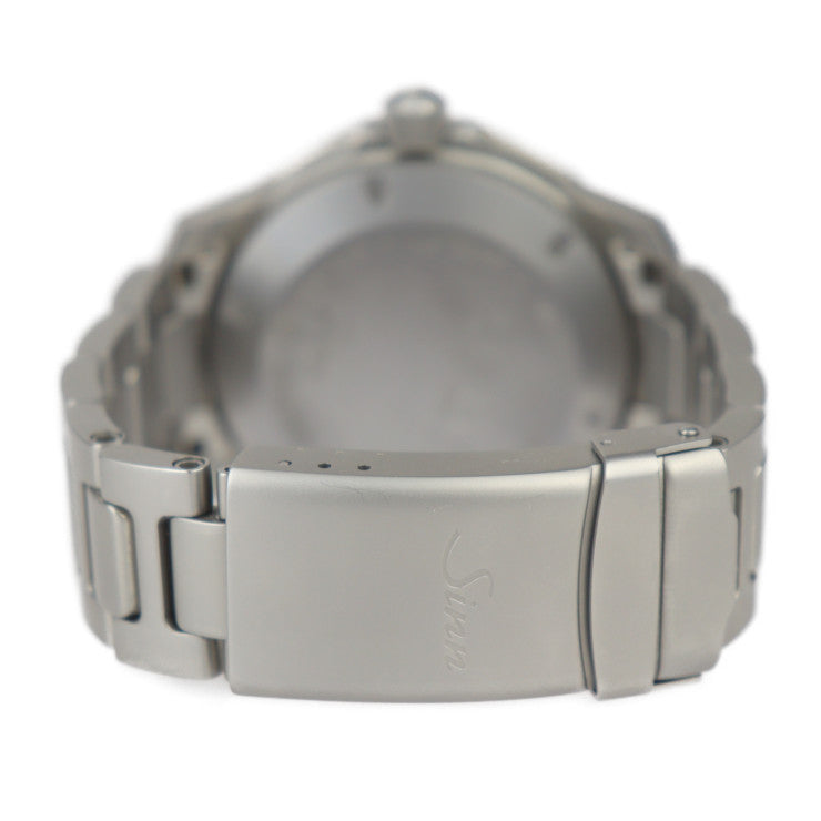 美品 Sinn ジン ダイバーズウォッチ EZM（アインザッツ・ツァイト・メッサー）シリーズ 腕時計 603.EZM3 ステンレススチール マットシルバー ブラック文字盤 自動巻き デイト 50気圧防水