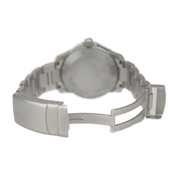 美品 Sinn ジン ダイバーズウォッチ EZM（アインザッツ・ツァイト・メッサー）シリーズ 腕時計 603.EZM3 ステンレススチール マットシルバー ブラック文字盤 自動巻き デイト 50気圧防水