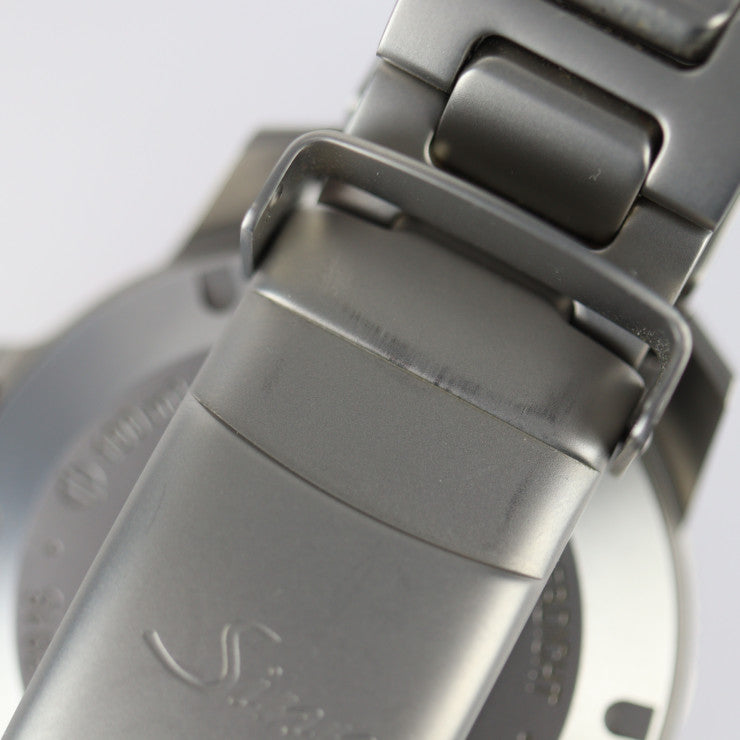 美品 Sinn ジン ダイバーズウォッチ EZM（アインザッツ・ツァイト・メッサー）シリーズ 腕時計 603.EZM3 ステンレススチール マットシルバー ブラック文字盤 自動巻き デイト 50気圧防水