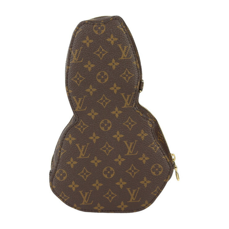 超美品 LOUIS VUITTON ルイ ヴィトン ウォレット オン チェーン アニモグラム ショルダーバッグ M11452 モノグラムキャンバス シャイニーカーフレザー ブラウン ピンク系 ゴールド金具 うさぎ ラビット ポシェット ビトン