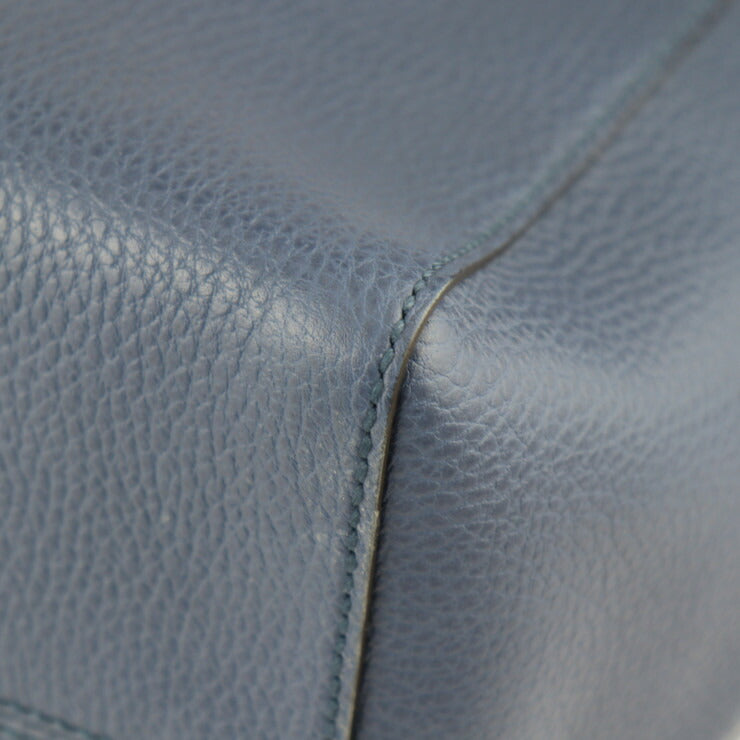 美品 GUCCI グッチ スウィング トート トートバッグ 354397 レザー ネイビー系 ゴールド金具 ショルダーバッグ ラージ