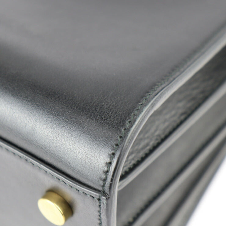 SAINT LAURENT PARIS サンローランパリ サック ド ジュール ベイビー ハンドバッグ 377183 レザー ブラック ゴールド金具 2WAY ショルダーバッグ トートバッグ