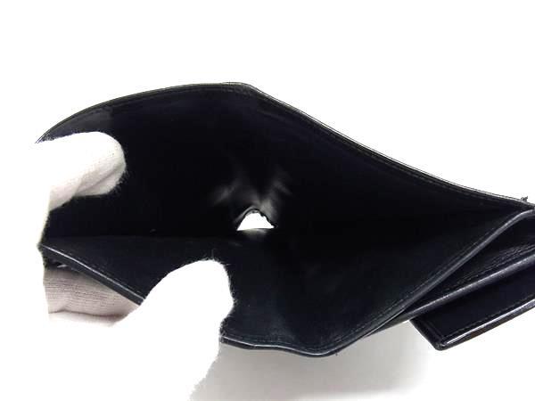 Cartier カルティエ 長財布 パンテール - ブラック パテントレザー レディース 三つ折り シルバー金具