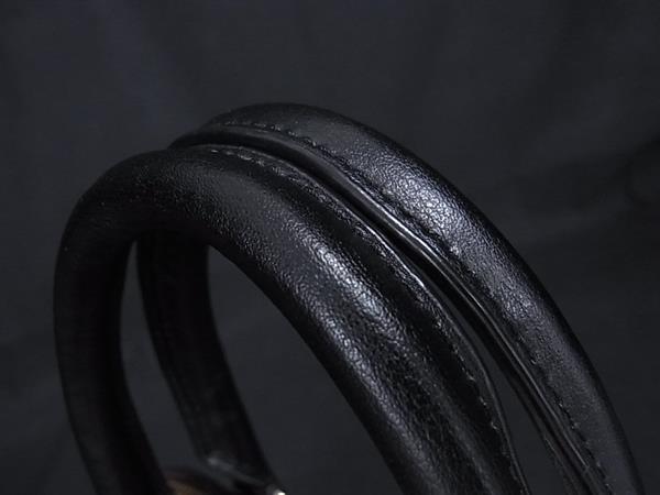 COACH コーチ ハンドバッグ ミニ シエラ サッチェル F57493 ブラウン ブラック アイボリー系 PVC×レザー レディース シグネチャー ゴールド金具