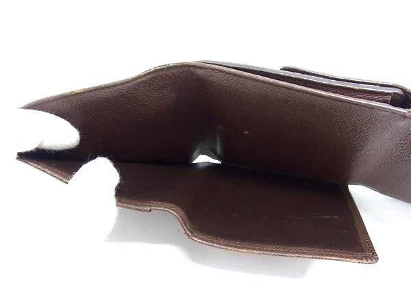 LOUIS VUITTON ルイヴィトン 財布 ポルトフォイユ エリーズ N61654 エベヌ（ブラウン） ダミエ レディース 三つ折り