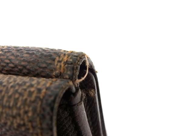 LOUIS VUITTON ルイヴィトン 財布 ポルトフォイユ エリーズ N61654 エベヌ（ブラウン） ダミエ レディース 三つ折り