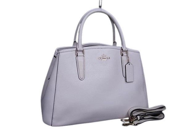 COACH コーチ ハンドバッグ スモール マーゴット キャリーオール F57527 チョーク レザー レディース 2WAY