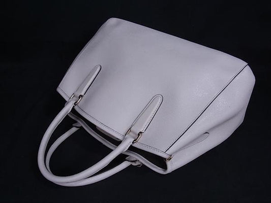 COACH コーチ ハンドバッグ スモール マーゴット キャリーオール F57527 チョーク レザー レディース 2WAY