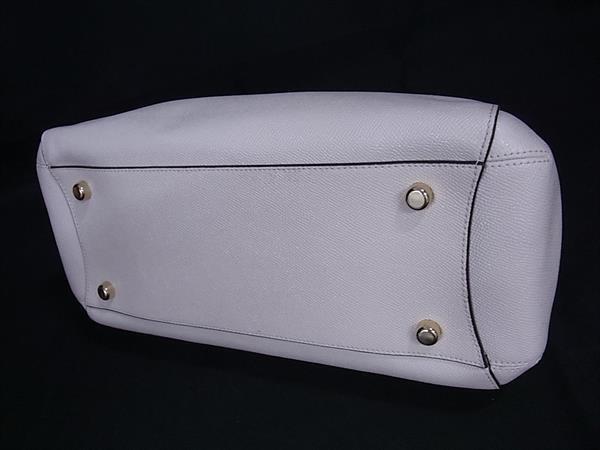 COACH コーチ ハンドバッグ スモール マーゴット キャリーオール F57527 チョーク レザー レディース 2WAY