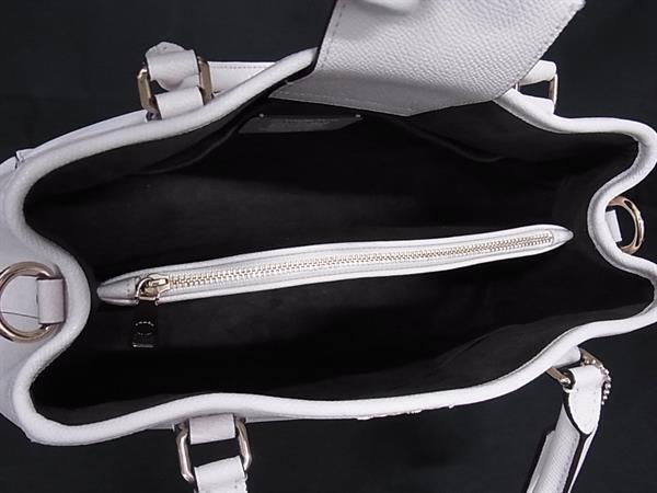 COACH コーチ ハンドバッグ スモール マーゴット キャリーオール F57527 チョーク レザー レディース 2WAY