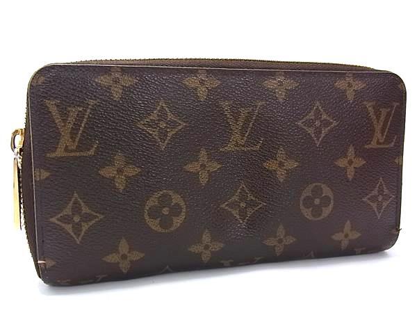 LOUIS VUITTON ルイヴィトン 長財布 ジッピーウォレット M60017 ブラウン PVC レザー ユニセックス ゴールド金具