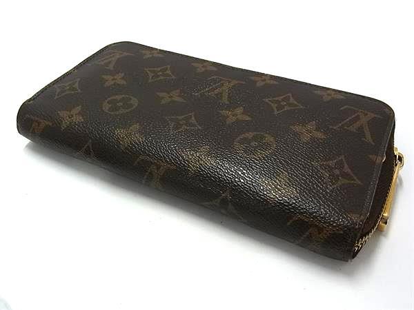 LOUIS VUITTON ルイヴィトン 長財布 ジッピーウォレット M60017 ブラウン PVC レザー ユニセックス ゴールド金具
