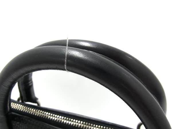 CELINE セリーヌ ビジネスバッグ マカダム ブリーフケース - ブラック レザー メンズ ヴィンテージ M09 シルバー金具