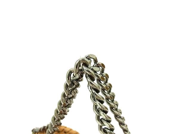 STELLA McCARTNEY ステラ マッカートニー ハンドバッグ ファラベラ タイニー トートバッグ 391698 W9132 ブラウン系 エコレザー レディース 2WAY ショルダーバッグ シルバー金具