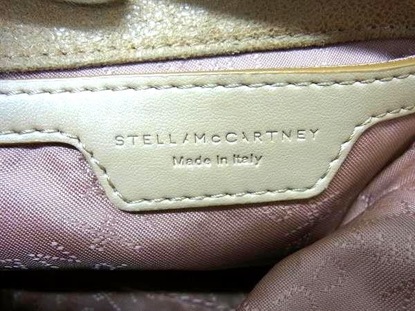 STELLA McCARTNEY ステラ マッカートニー ハンドバッグ ファラベラ タイニー トートバッグ 391698 W9132 ブラウン系 エコレザー レディース 2WAY ショルダーバッグ シルバー金具