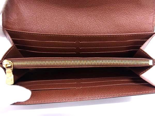 LOUIS VUITTON ルイヴィトン 長財布 モノグラム ポルトフォイユ サラ M60531 ブラウン PVC レザー ユニセックス 二つ折り財布 ゴールド金具