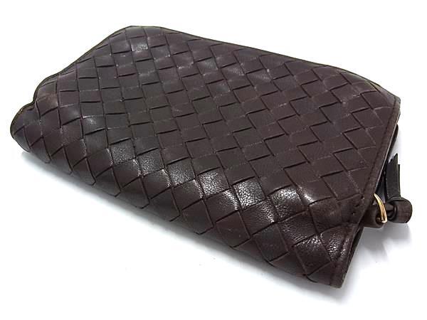BOTTEGA VENETA ボッテガヴェネタ 財布 イントレチャート 二つ折り財布 121060 ブラウン レザー ユニセックス