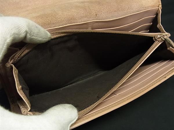 GUCCI グッチ 長財布 ニース マイクロ グッチシマ 309760 ベージュ系 パテントレザー レディース 二つ折り