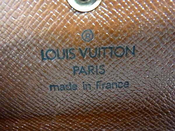LOUIS VUITTON ルイヴィトン キーケース モノグラム ミュルティクレ4 M62631 ブラウン PVC×レザー ユニセックス 4連 ゴールド金具