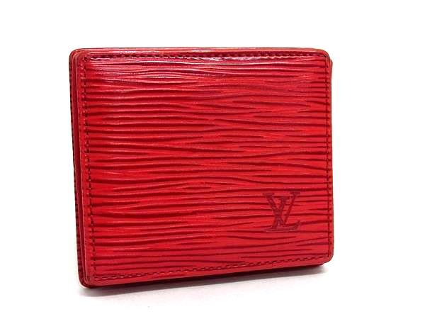LOUIS VUITTON ルイヴィトン コインケース ポルトモネ ボワット M63697 カスティリアンレッド エピ レディース