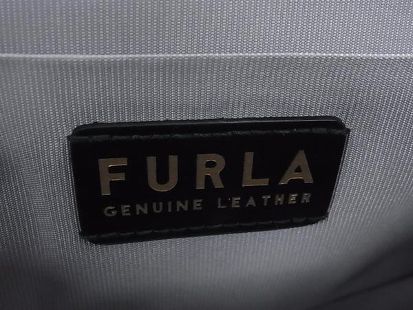 FURLA フルラ ハンドバッグ ダフネ グレージュ レザー レディース 2WAY ゴールド金具 超美品