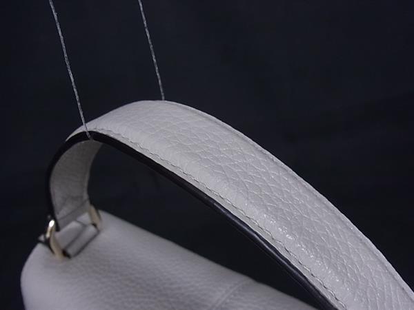 FURLA フルラ ハンドバッグ ダフネ グレージュ レザー レディース 2WAY ゴールド金具 超美品