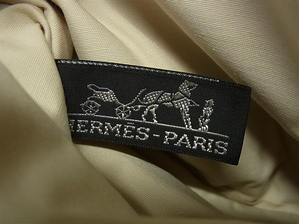 HERMES エルメス ポーチ ボリードポーチミニ 101629M オレンジ系 コットン レディース シルバー金具 新品未使用展示品