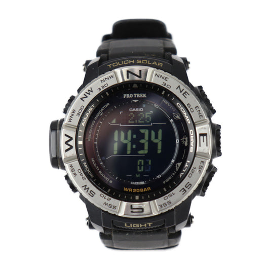 CASIO カシオ PRO TREK プロ トレック 腕時計 PRW-3510-1JF ステンレススチール 樹脂系 シルバー ブラック タフソーラー 電波