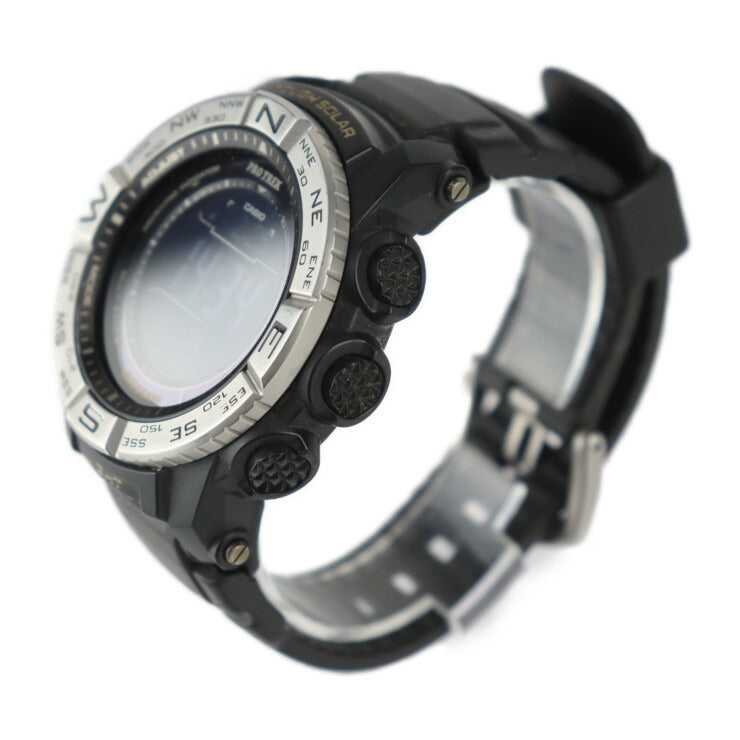 CASIO カシオ PRO TREK プロ トレック 腕時計 PRW-3510-1JF ステンレススチール 樹脂系 シルバー ブラック タフソーラー 電波