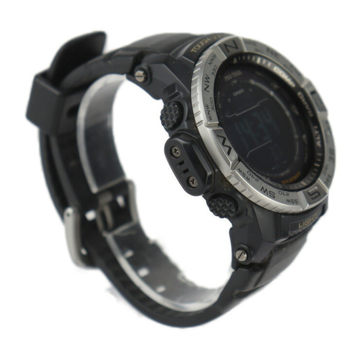 CASIO カシオ PRO TREK プロ トレック 腕時計 PRW-3510-1JF ステンレススチール 樹脂系 シルバー ブラック タフソーラー 電波